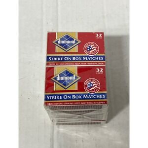 Diamond Strike On Box Matches 32 Count Pack of 10 Boxes‎ Total 320